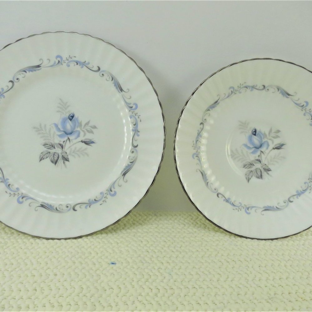 Paragon Teacup Trio Set (X2) plus Creamer and Sugar Bowl Morning Rose Bone China - Picture 6 of 10